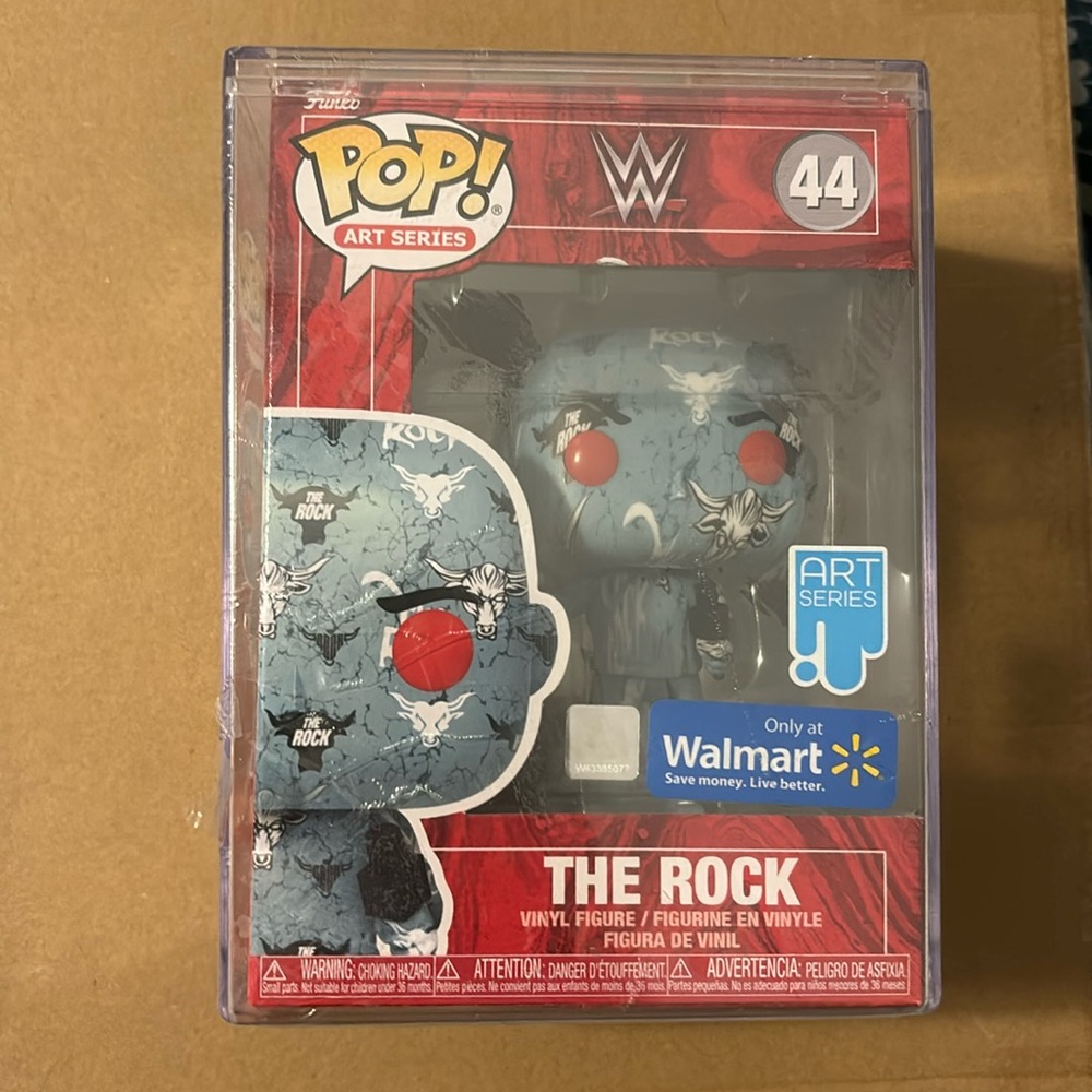 POP Artist Series: WWE-The Rock w/Case (Exclusive Edition)